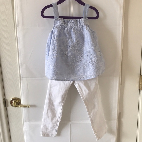 Zara Girls Collection top & Old Navy Skinny Jeans. - Picture 1 of 5